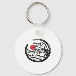 Yin Yang Natürlicher Bonsai-Baum Qi Gong Yoga Tai Schlüsselanhänger