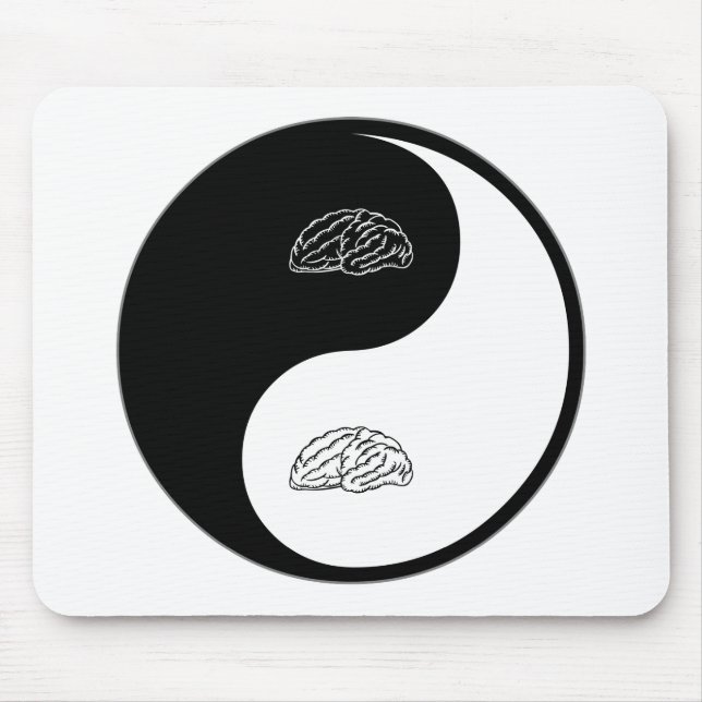 Yin Yang Neurologie Mousepad (Vorne)