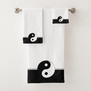 Yin Yang noir et blanc personnalisé