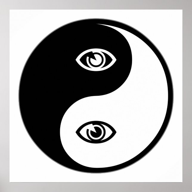 Yin Yang Optometrie Poster (Vorne)