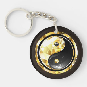 Yin Yang or sur noir