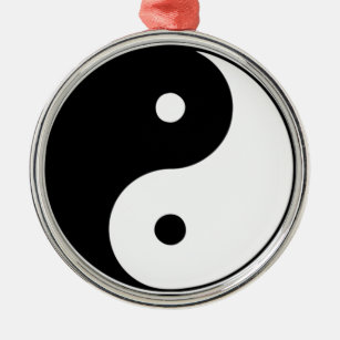 Yin Yang-Ornament Ornament Aus Metall