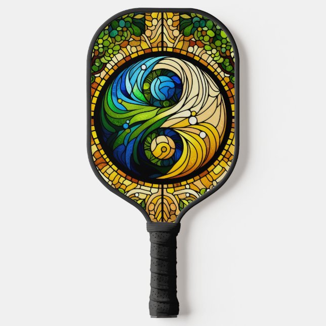 Yin Yang Pickleball Paddle (Vorderseite)