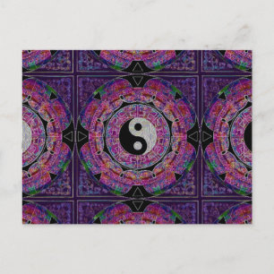 Yin Yang Postkarte