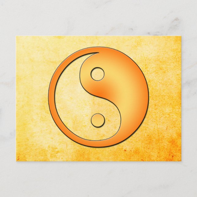 Yin Yang Postkarte (Vorderseite)
