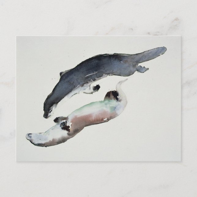 Yin Yang Postkarte (Vorderseite)