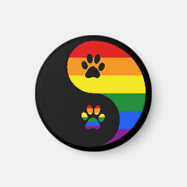 Yin-yang Pride Magnet