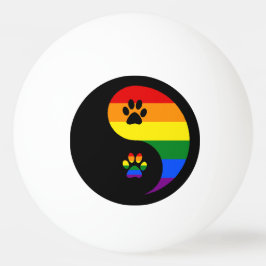 Yin-yang Pride Tischtennisball