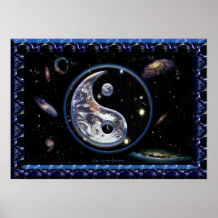 Yin Yang Print Poster