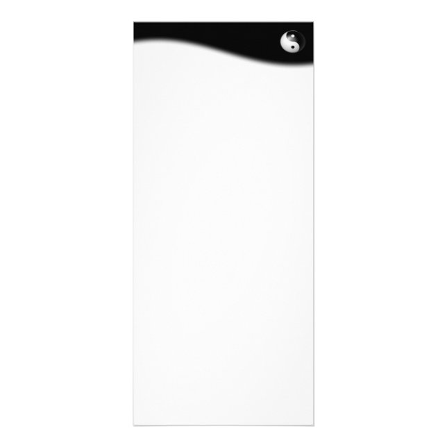 Yin-Yang Rack Card Werbekarte (Vorne)