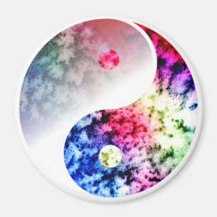 Yin Yang Rainbow Magnet