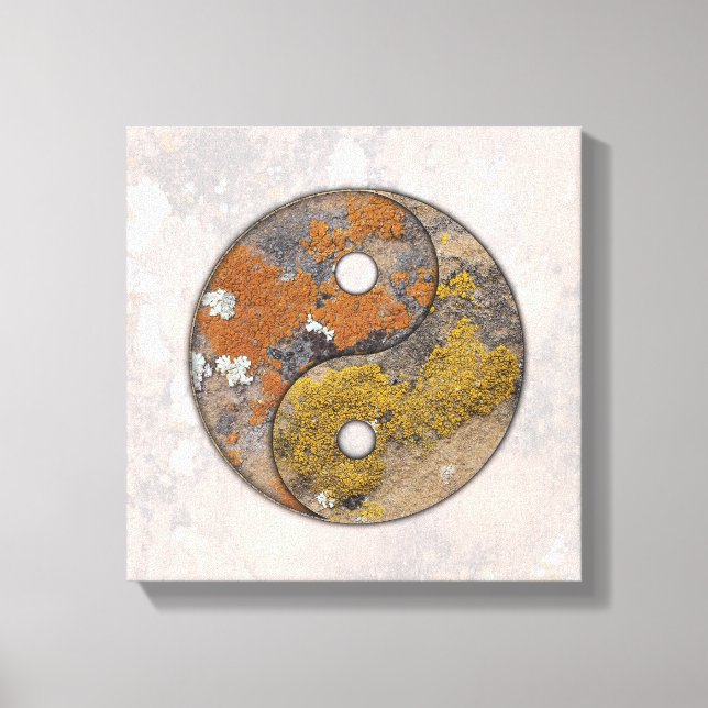 Yin Yang Rock Art Talking Canyons, New Mexico Leinwanddruck (Vorderseite)