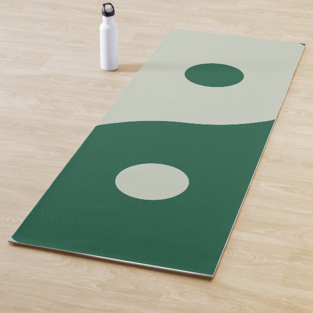 Yin Yang Sage Green Yogamatte (Beispiel)
