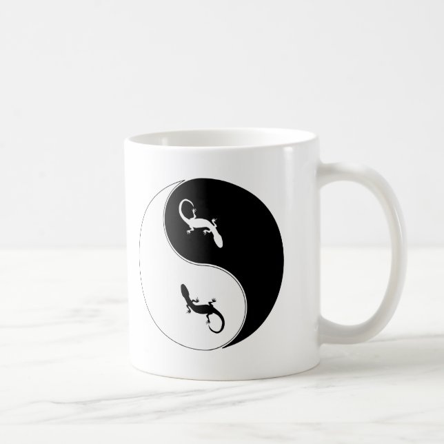 Yin Yang Salamander Kaffeetasse (Rechts)