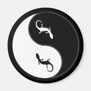 Yin Yang Salamander Magnet