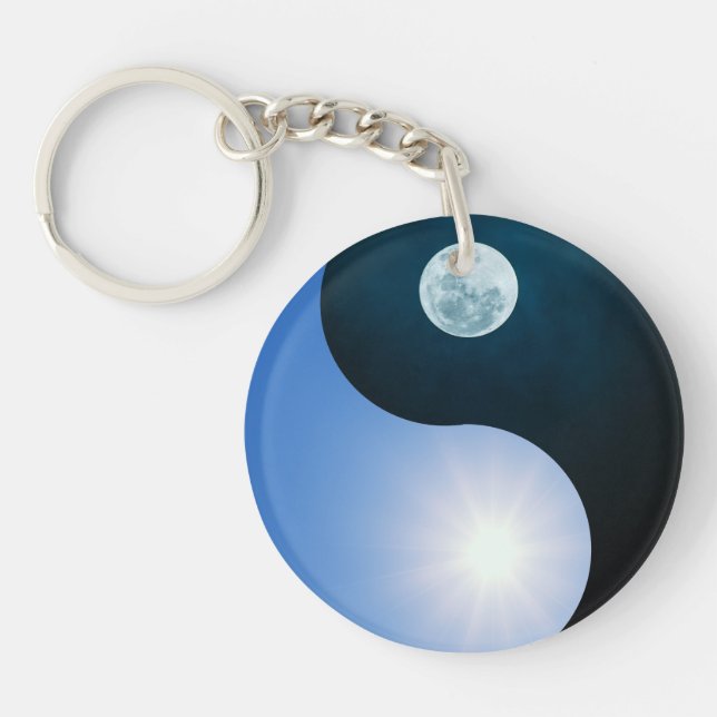 Yin Yang Schlüsselanhänger (Vorderseite)