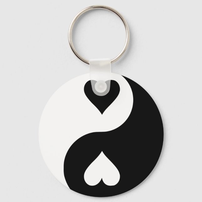Yin Yang Schlüsselanhänger (Vorderseite)