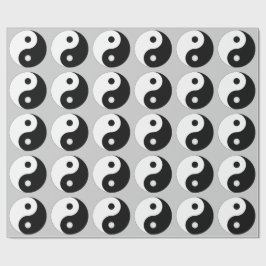 YIN YANG (SCHWARZWEISS) Packpapier