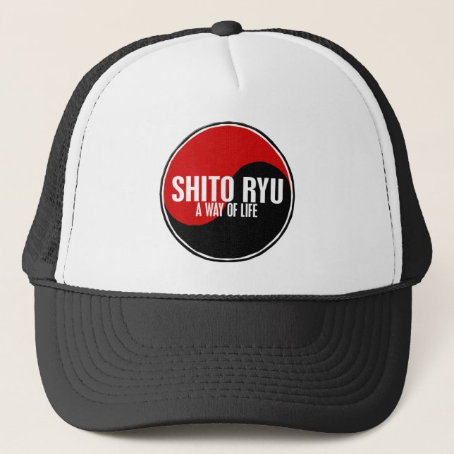 Yin Yang Shito Ryu 1 Truckerkappe (Vorderseite)