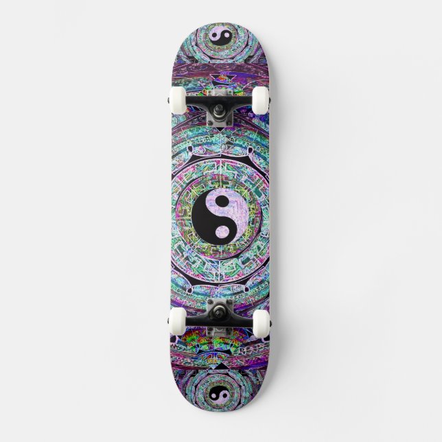 Yin Yang Skateboard (Vorderseite)