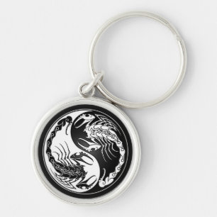 Yin Yang Skorpione Schlüsselanhänger
