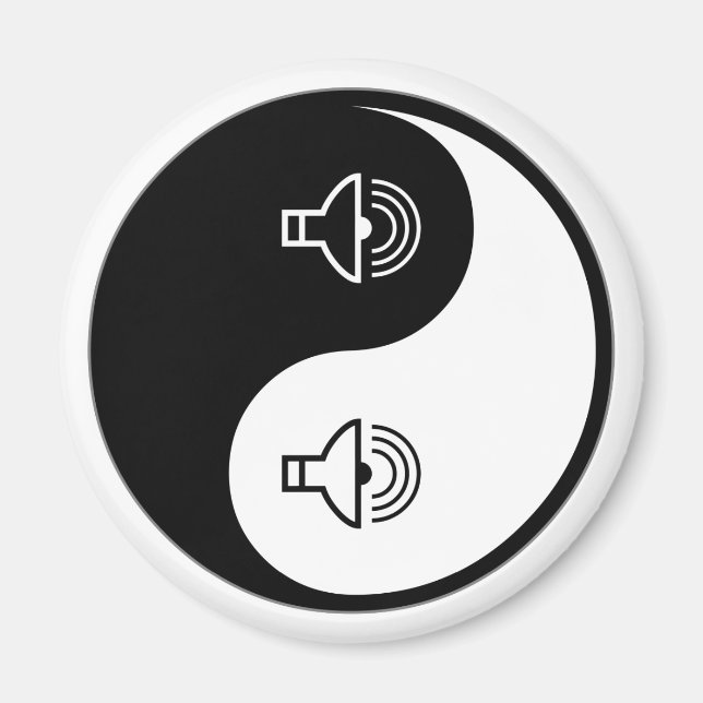 Yin Yang Sound Magnet (Vorne)