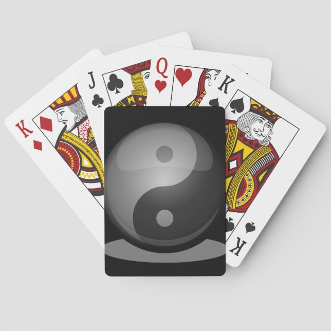 Yin Yang Spielkarten (Rückseite)