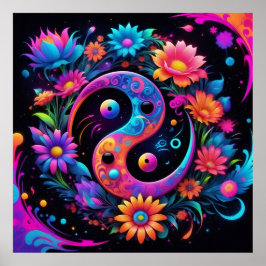 Yin Yang Spirituelle Harmonie Poster