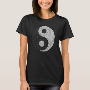 Yin Yang Sternennacht Feng Shui Van Gogh Kunst Vin T-Shirt