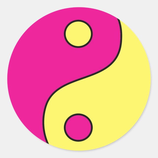 Yin Yang Sticker von SRF (Vorderseite)