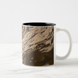 "Yin Yang Strudel " Zweifarbige Tasse