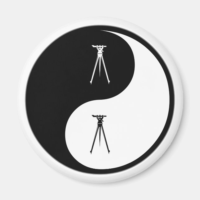 Yin Yang Surveying Magnet (Vorne)