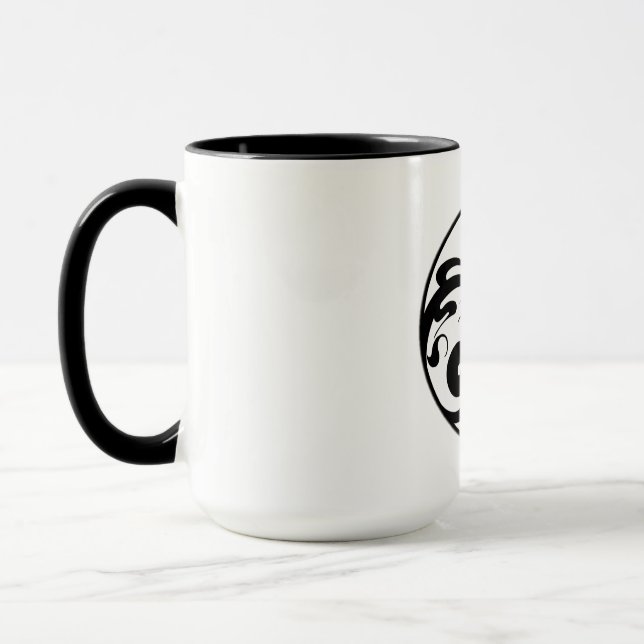 Yin Yang Swirl Tasse (Links)