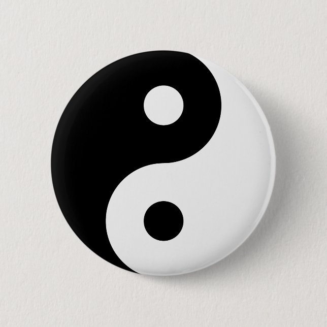 Yin Yang Symbol Button (Vorderseite)