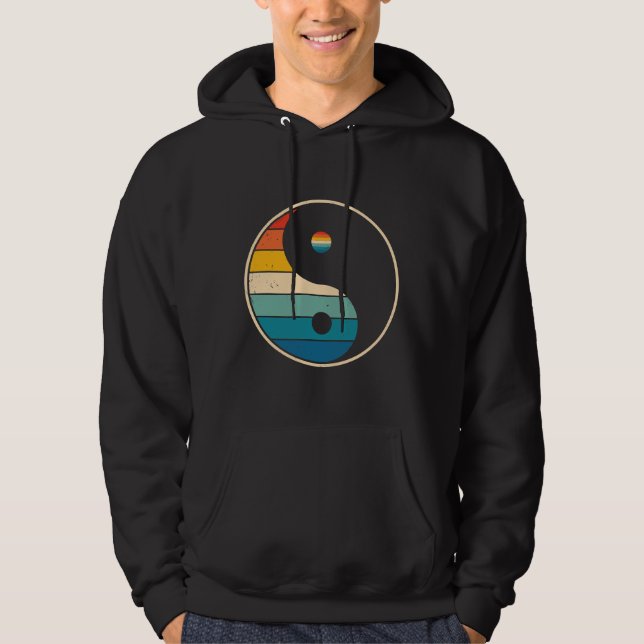 Yin Yang Symbol Hoodie (Vorderseite)