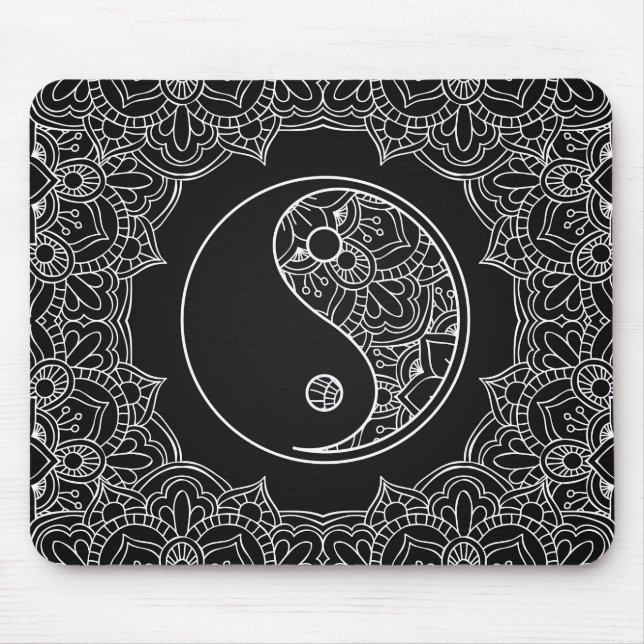 Yin Yang Symbol in der Mousepad (Vorne)