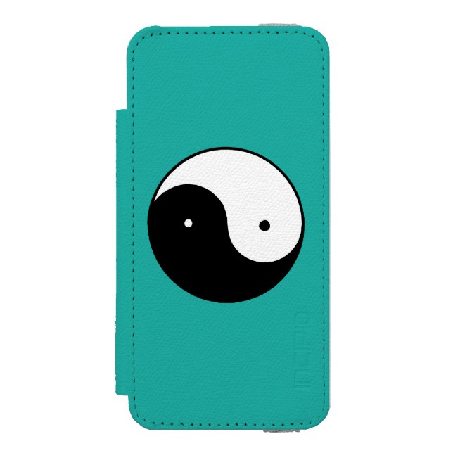 Yin Yang Symbol Incipio iPhone Geldbeutel-Hülle (Folio Vorderseite)
