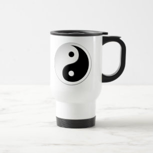 Yin Yang Symbol Reisebecher