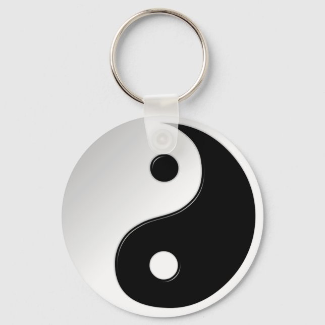 Yin Yang Symbol Schlüsselanhänger (Vorderseite)