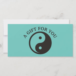 Yin Yang Symbol - solide Tätowierung