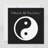 Yin Yang Symbol - solide Tätowierung-Design 2