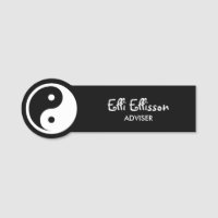 Yin Yang Symbol - solide Tätowierung-Design 2