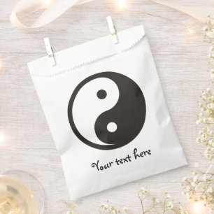 Yin Yang Symbol - solide Tätowierung Geschenktütchen