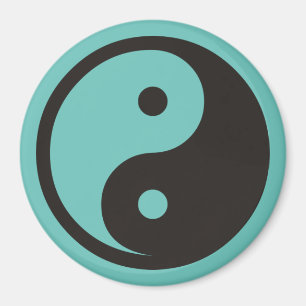 Yin Yang Symbol - solide Tätowierung Magnet