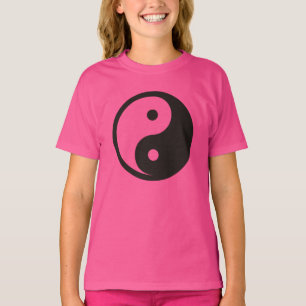Yin Yang Symbol - solide Tätowierung T-Shirt