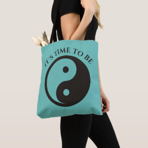 Yin Yang Symbol - solide Tätowierung Tasche