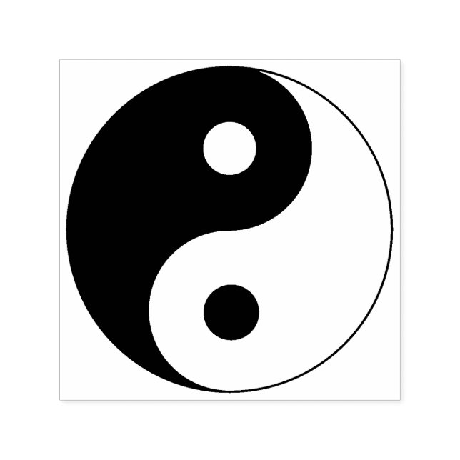 Yin Yang Symbol Spiritual Permastempel (Design)