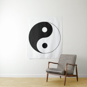 Yin Yang Symbol Spiritualität Wandteppich