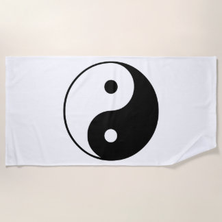 Yin Yang Symbol: Strandtuch