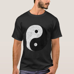 Yin Yang Symbol Tao Taijitu Yoga Peace Liebe T-Shirt